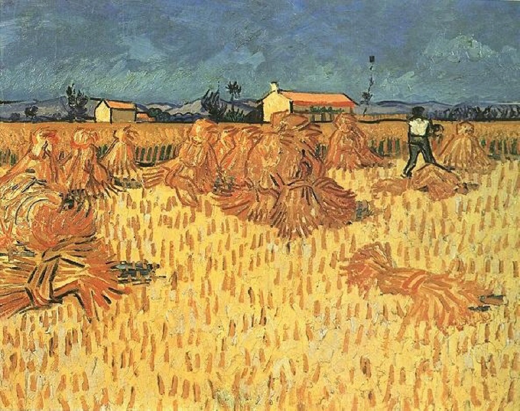Harvest in Provence - Van Gogh Painting On Canvas
